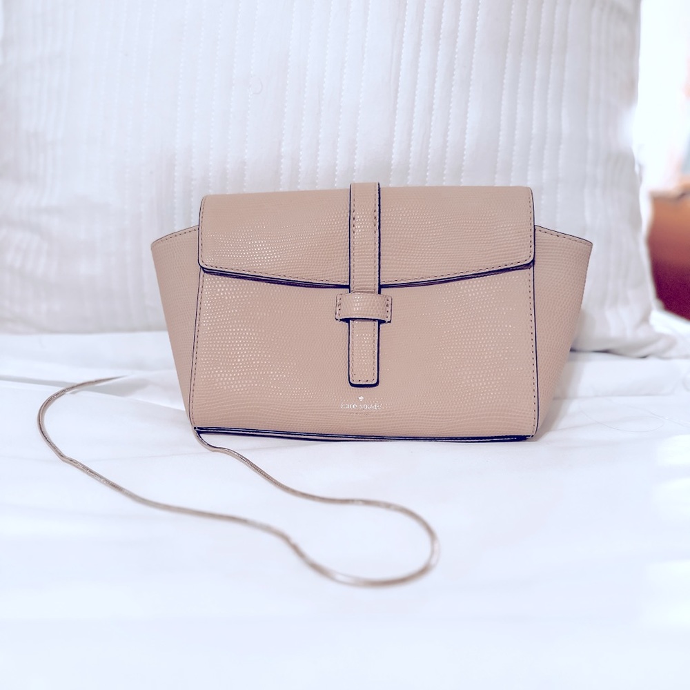 Kate Spade Riverside Street Emmy Embossed Leather Bag